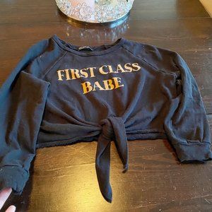 Rock Rose Couture - Crop top sweatshirt